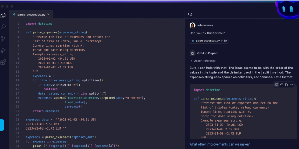 GitHub Copilot performance and accuracy