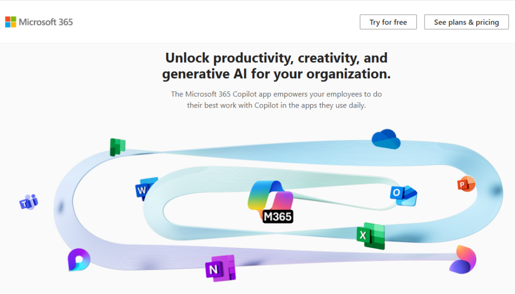 Microsoft365 homepage