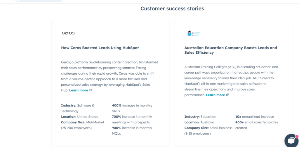HubSpot vs Zoho