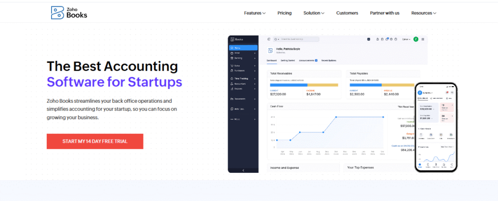 Zoho Books accounting