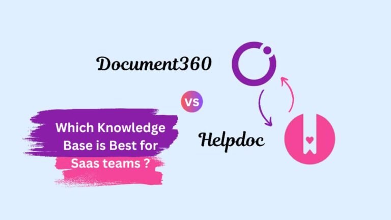 document360 vs Helpdoc Comparsion